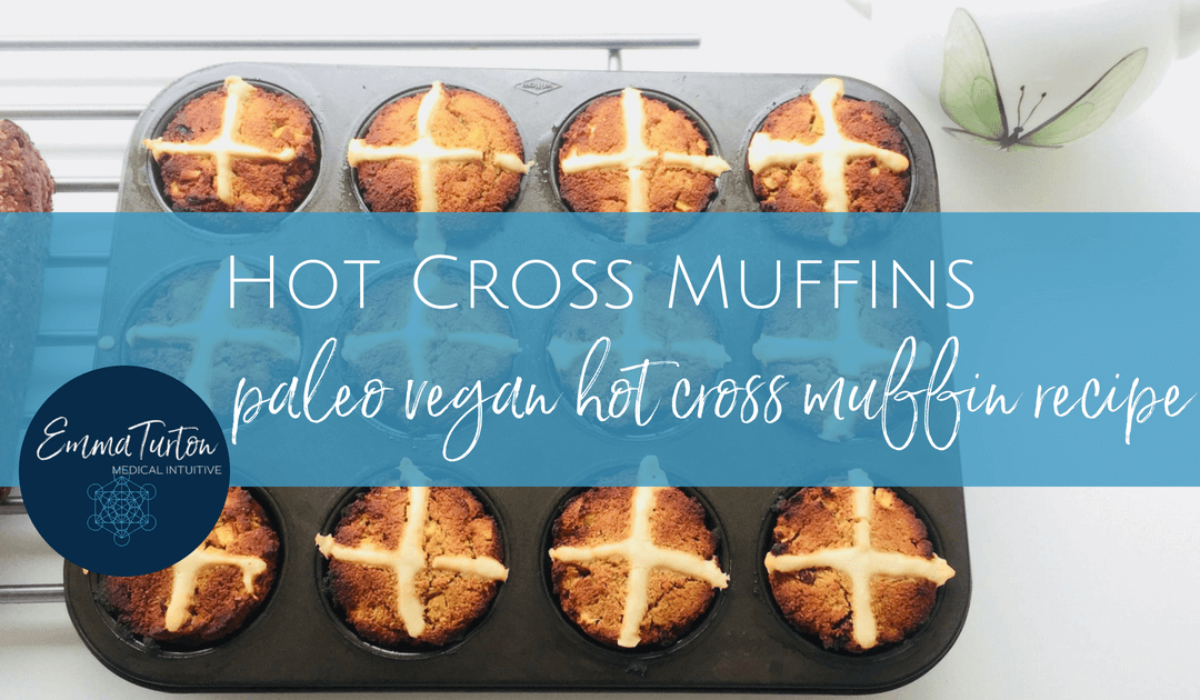 Paleo Vegan Hot Cross Muffins